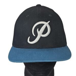 Primitive Skateboarding Apparel Snapback Hat P Logo Cap Black Teal